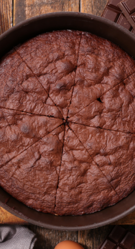 Gâteau au chocolat sans sucre ajouté
