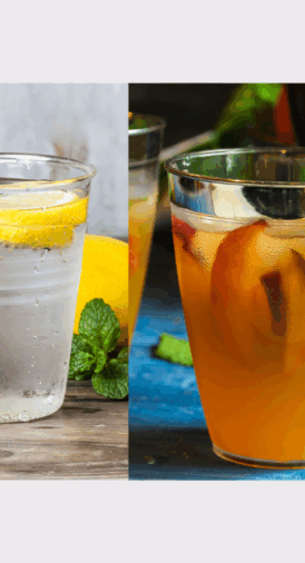 Eaux aromatisées estivales