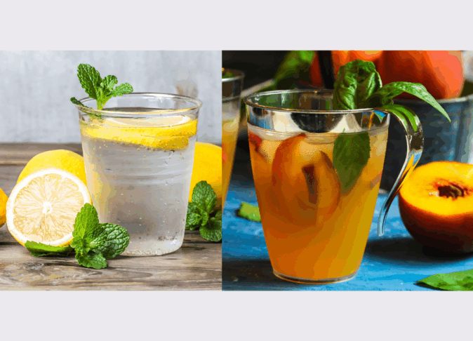 Eaux aromatisées estivales