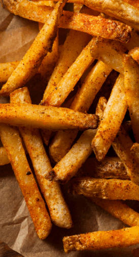 Frites au four