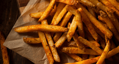 Frites au four