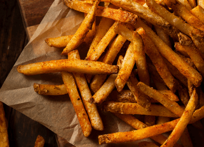 Frites au four