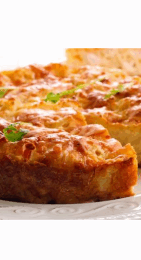 Quiche sans pâte à la courge et au poulet