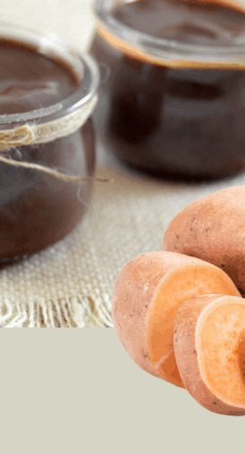 Crème chocolat-patate douce