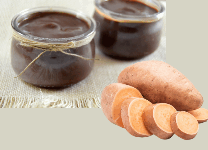 Crème chocolat-patate douce