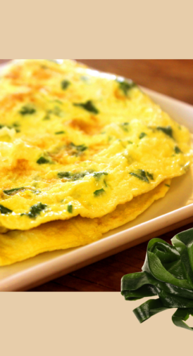 Omelette aux algues