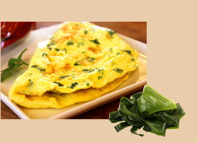 Omelette aux algues