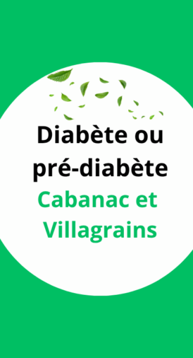 Ateliers diabète et alimentation à CABANAC-et-VILLAGRAINS